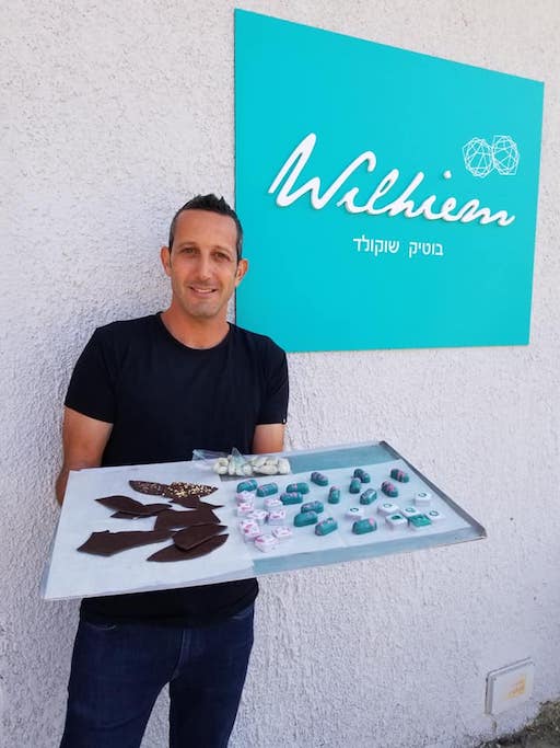 Visit Wilhiem Chocolate Boutique on Kibbutz Haogen