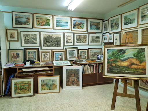 Visit The Moshe Kagan Gallery on Kibbutz Shamir