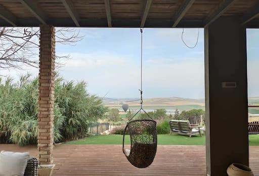 View to the Gilboa B&B Rental Suite - Visit Kibbutz Beit Hashita in Israel