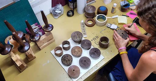 Holy Land Prayer Wheels Studio - Visit Kibbutz Ein Hashofet in Israel