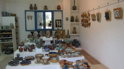 Monica's Ceramics Studio - Visit Kibbutz Gvat in Israel