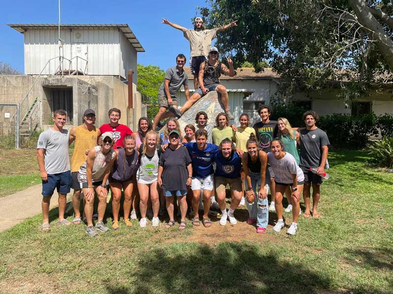 Kibbutz Hosts “Masa” Lacrosse Group During Missile Attacks on Ashkelon